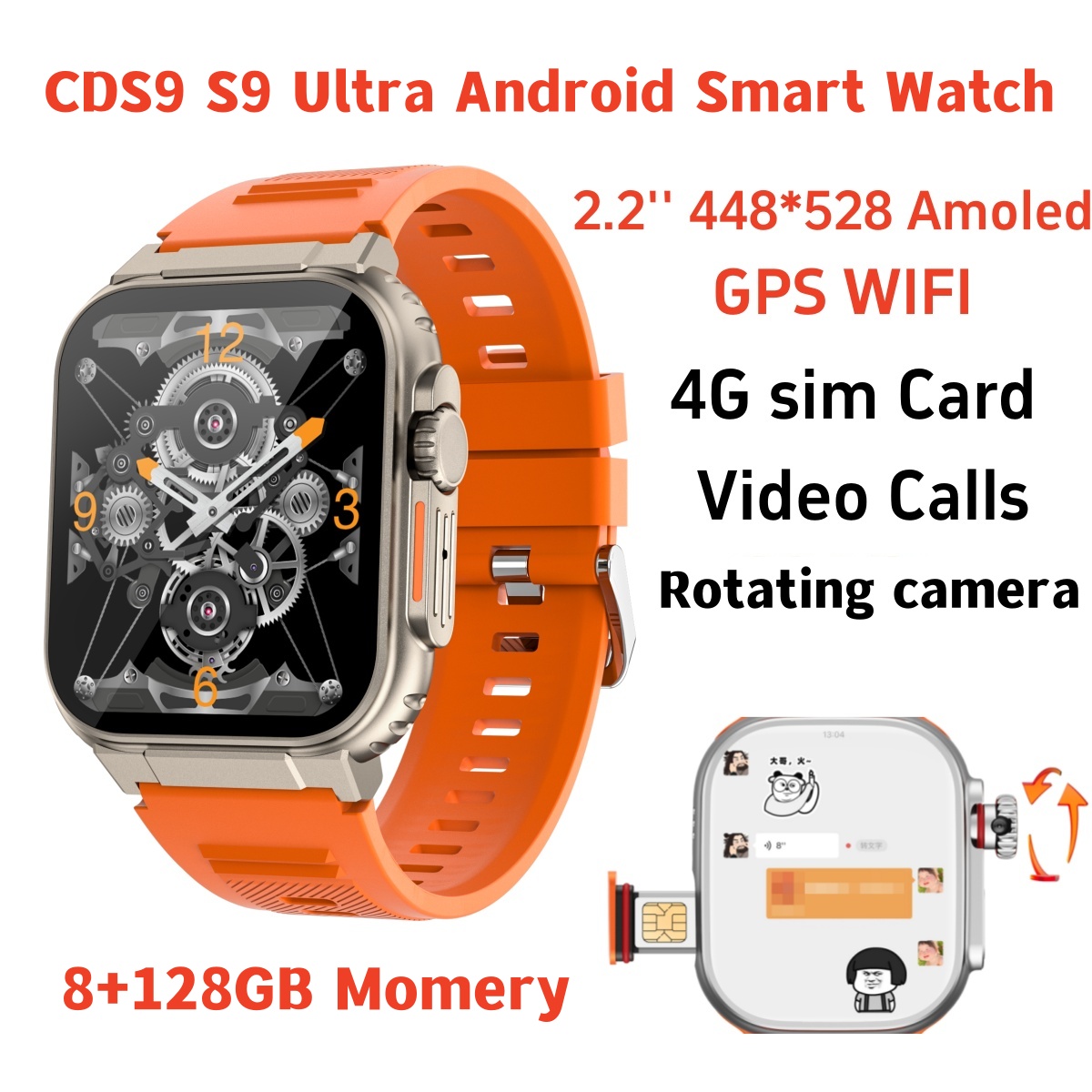 Smartwatch Id - Orijinal S10 Akıllı Saat 4G/5G Ağ