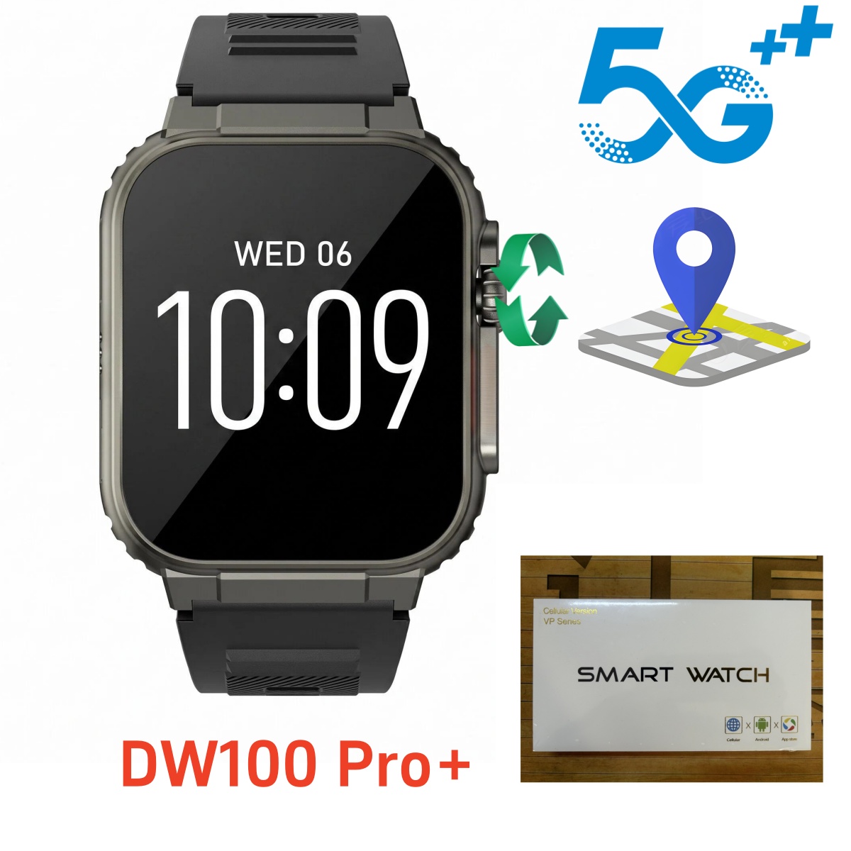 Smartwatch Id - DW100 Pro plus Touch ID Akıllı