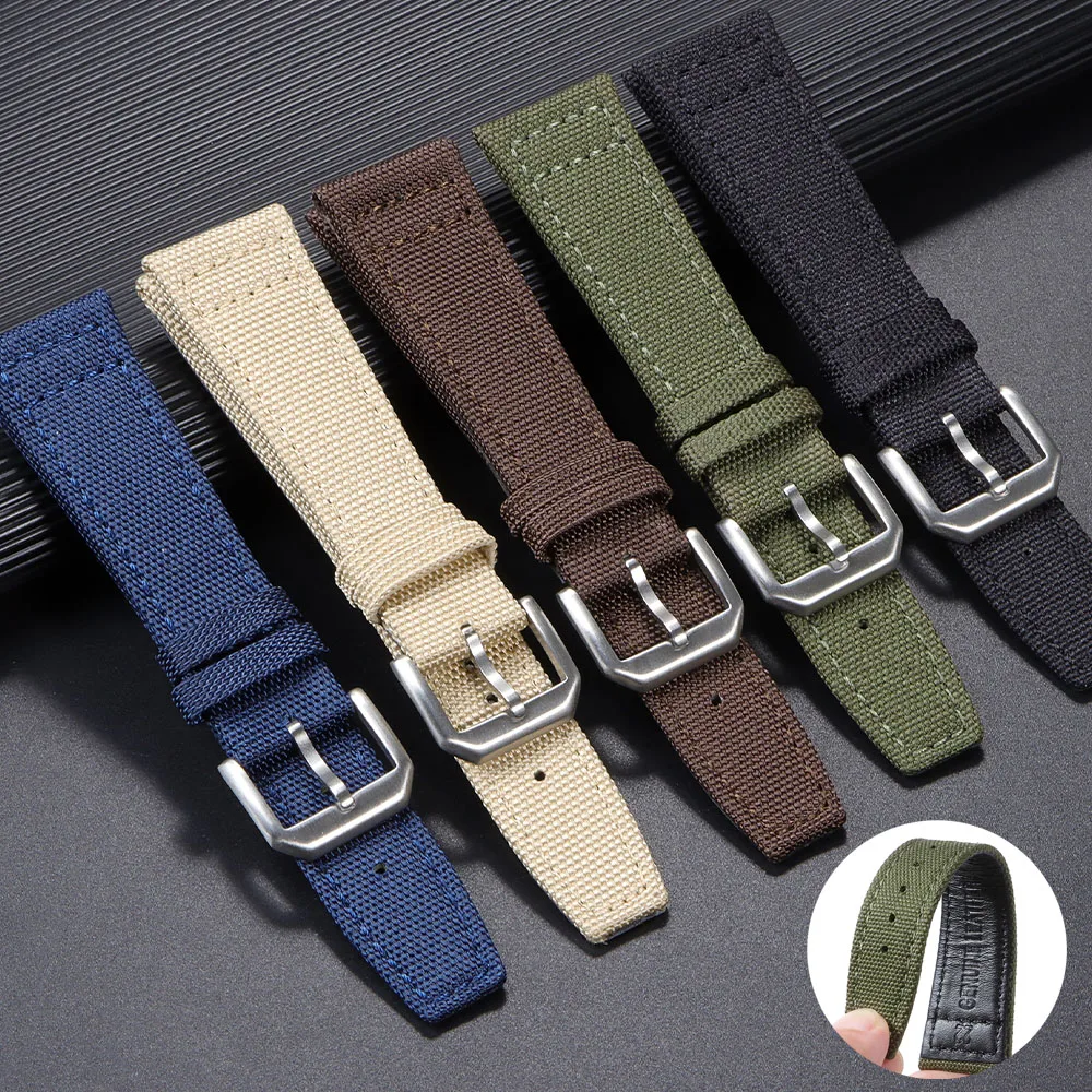 Nylon Nato Strap - Naylon Kanvas saat kayışı IWC PILOT