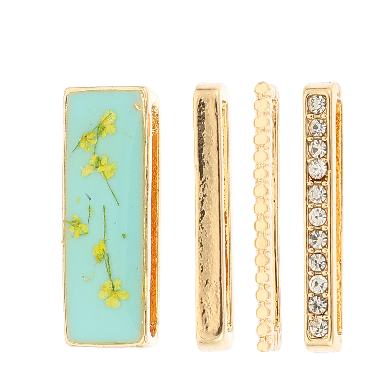 Smartwatch Straps & Accessories - 4 Adet Silikon Saat Kayışı Süsü,