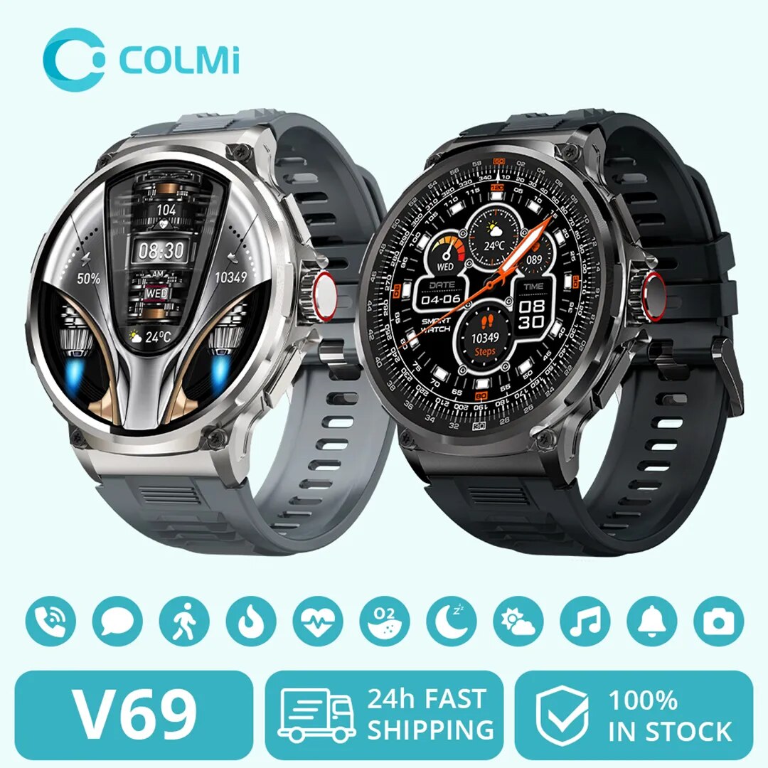 Smartwatch Faces - COLMI V69 1.85 inç HD Bluetooth