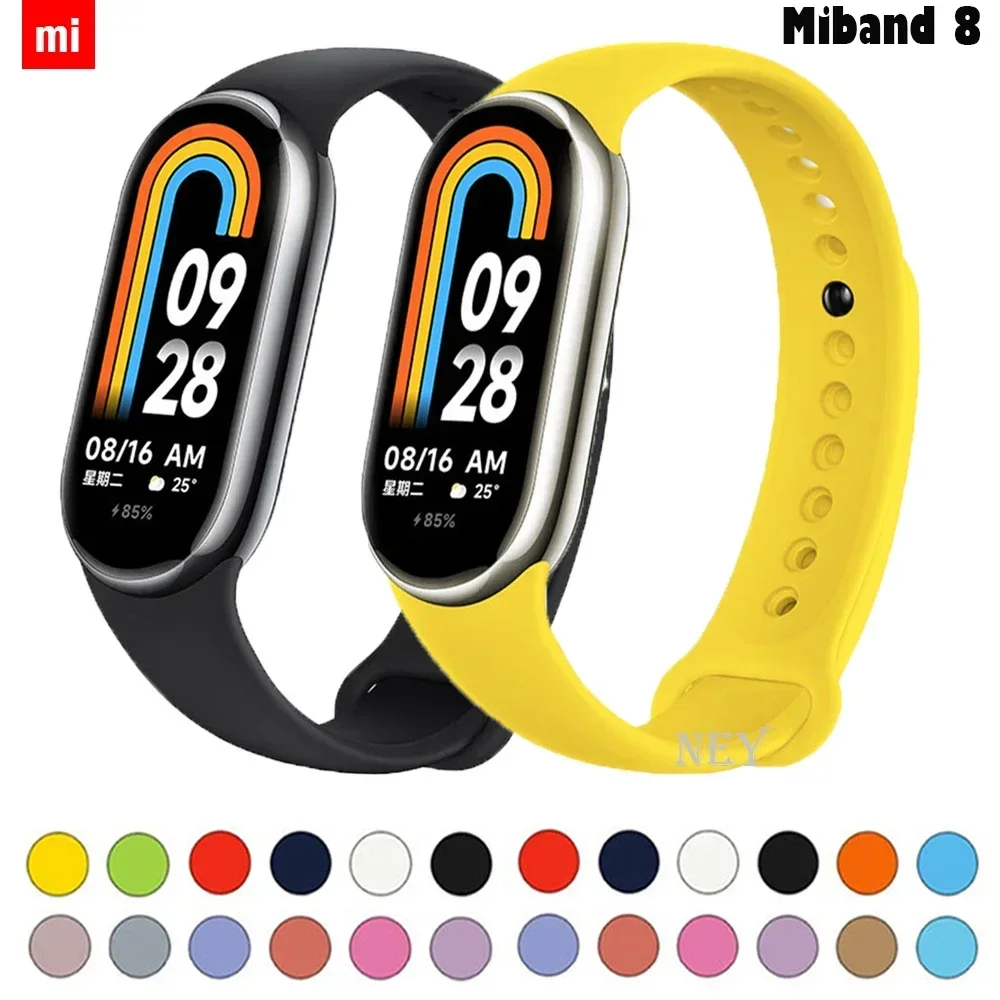 Smartwatch Watch Accessories For Women - Silikon Kayış Xiaomi Mi band 8-8