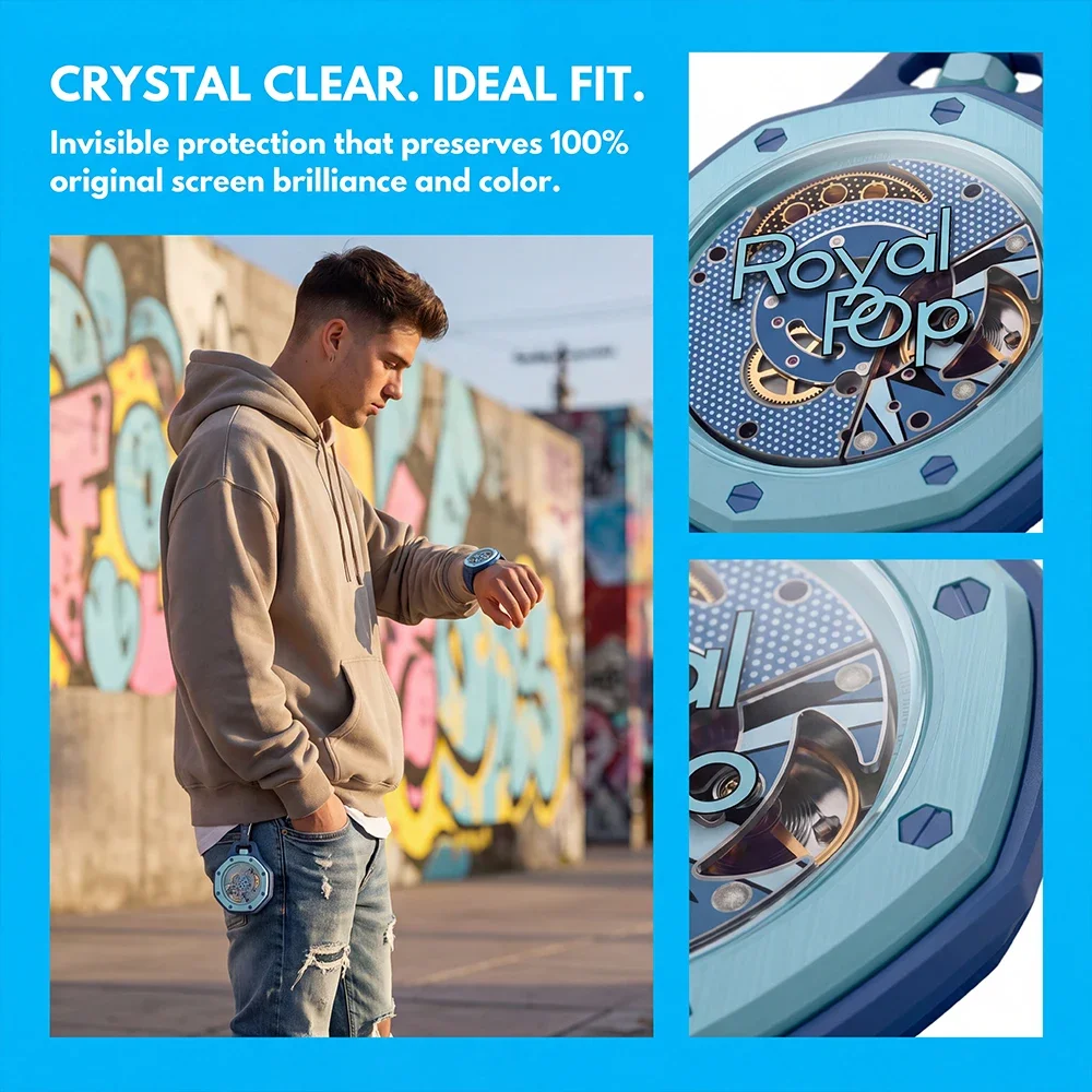Temperli Cam Swatch X AP Royal - Smartwatch X incelemesi ve fiyatı