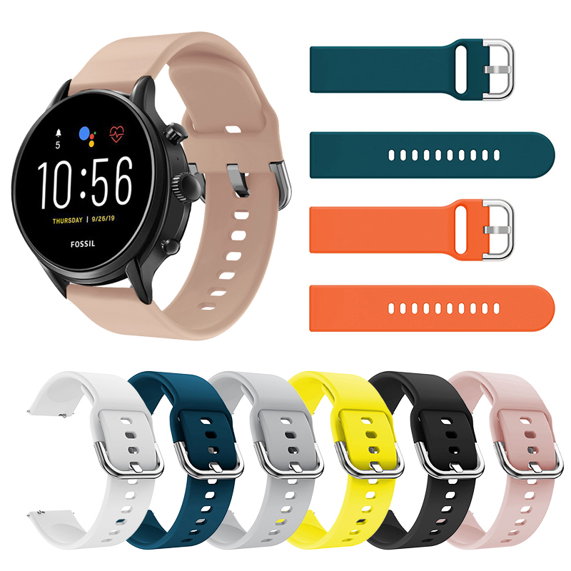 Fosil Gen için 22MM silikon sa - Fossil Smartwatch Accessories incelemesi ve fiyatı