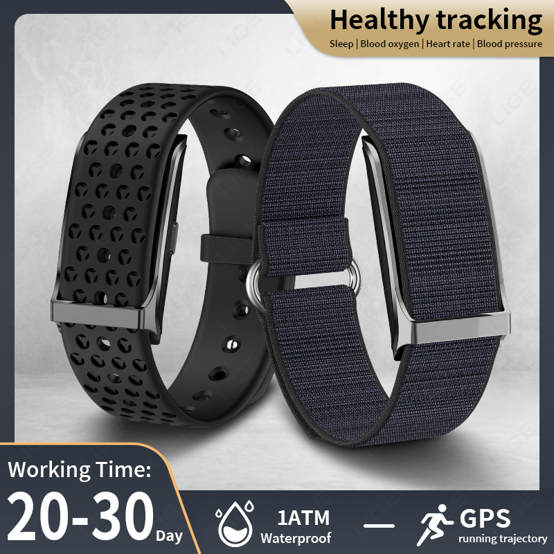 LIGE akıllı saat kalp hızı kan - Android Smartwatch Accessories incelemesi ve fiyatı