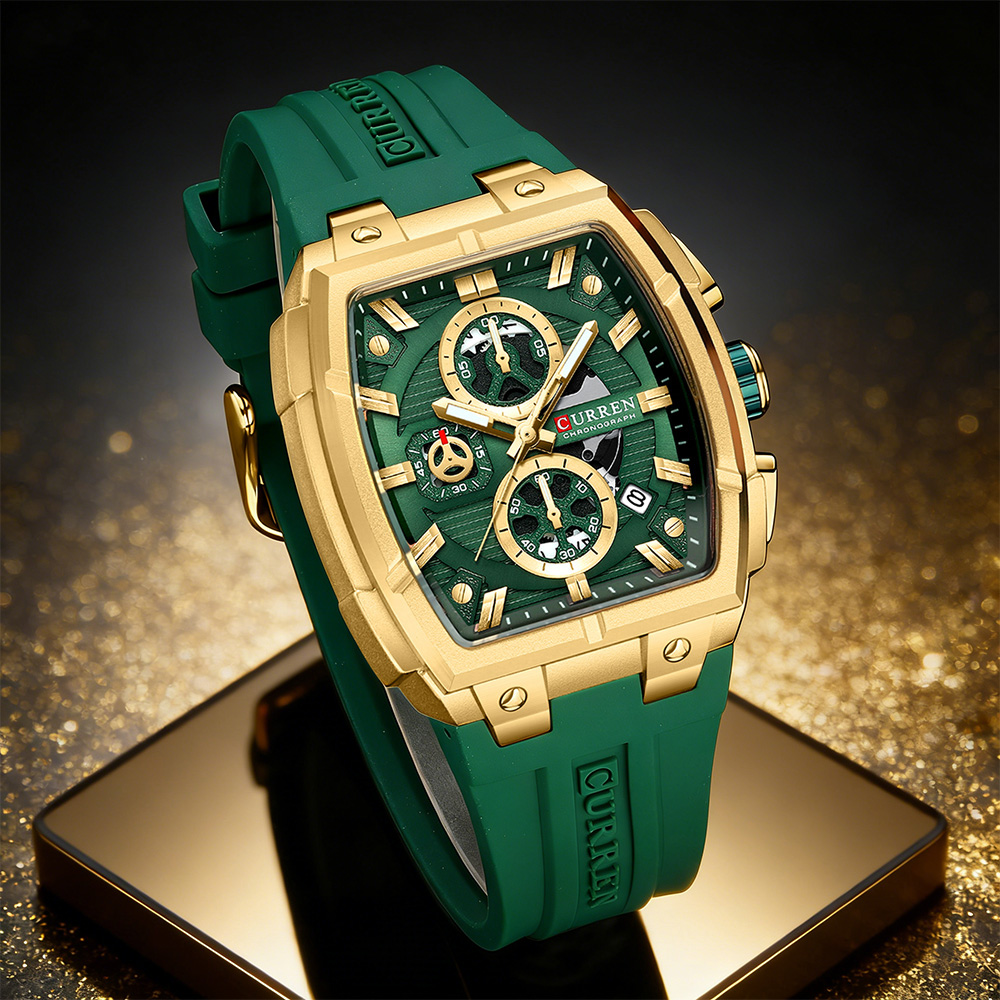 CURREN Lüks Vintage Erkek Spor - Accessories With Watch incelemesi ve fiyatı