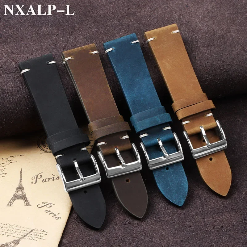 Vintage Yağ Balmumu Deri saat  - Nylon Nato Strap incelemesi ve fiyatı