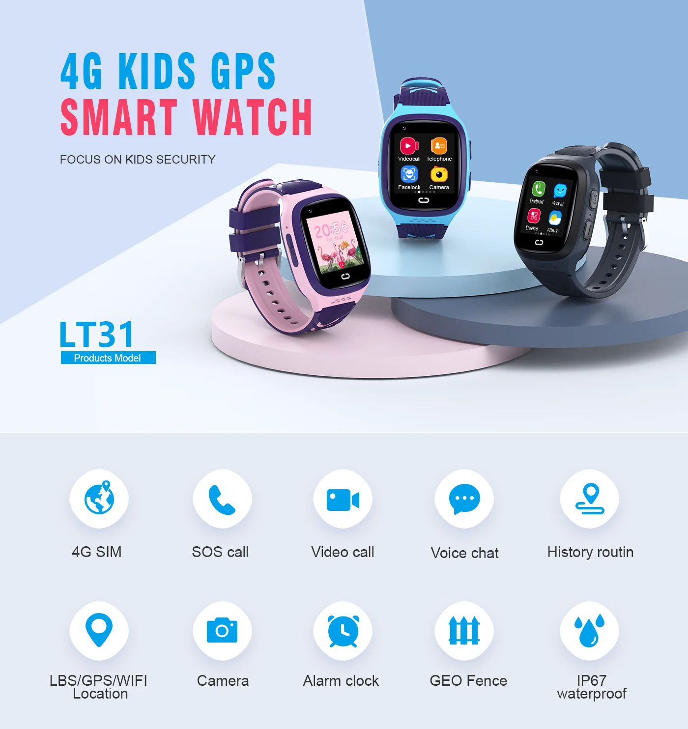 4G Çocuk Akıllı Saati SOS Su G - Smartwatch Id incelemesi ve fiyatı