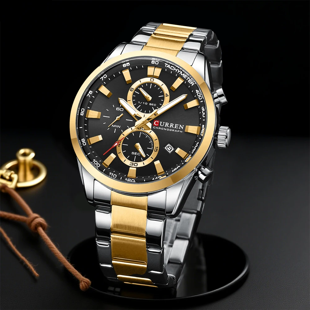 CURREN Casual Kuvars Chrono Sp - Accessories With Watch incelemesi ve fiyatı