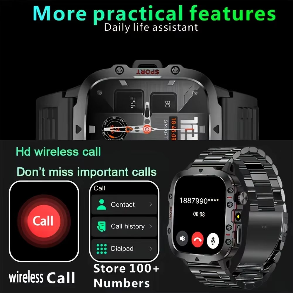 Erkek Akıllı Saat, 4.6cm HD Ek - Smartwatch Faces incelemesi ve fiyatı