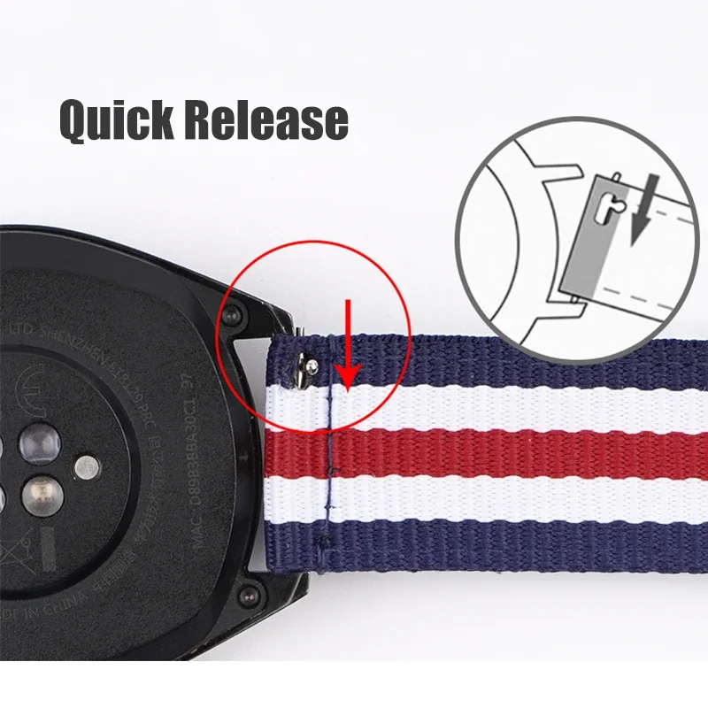 20mm 22mm Dokuma Naylon Kayış  - Nylon Nato Strap incelemesi ve fiyatı