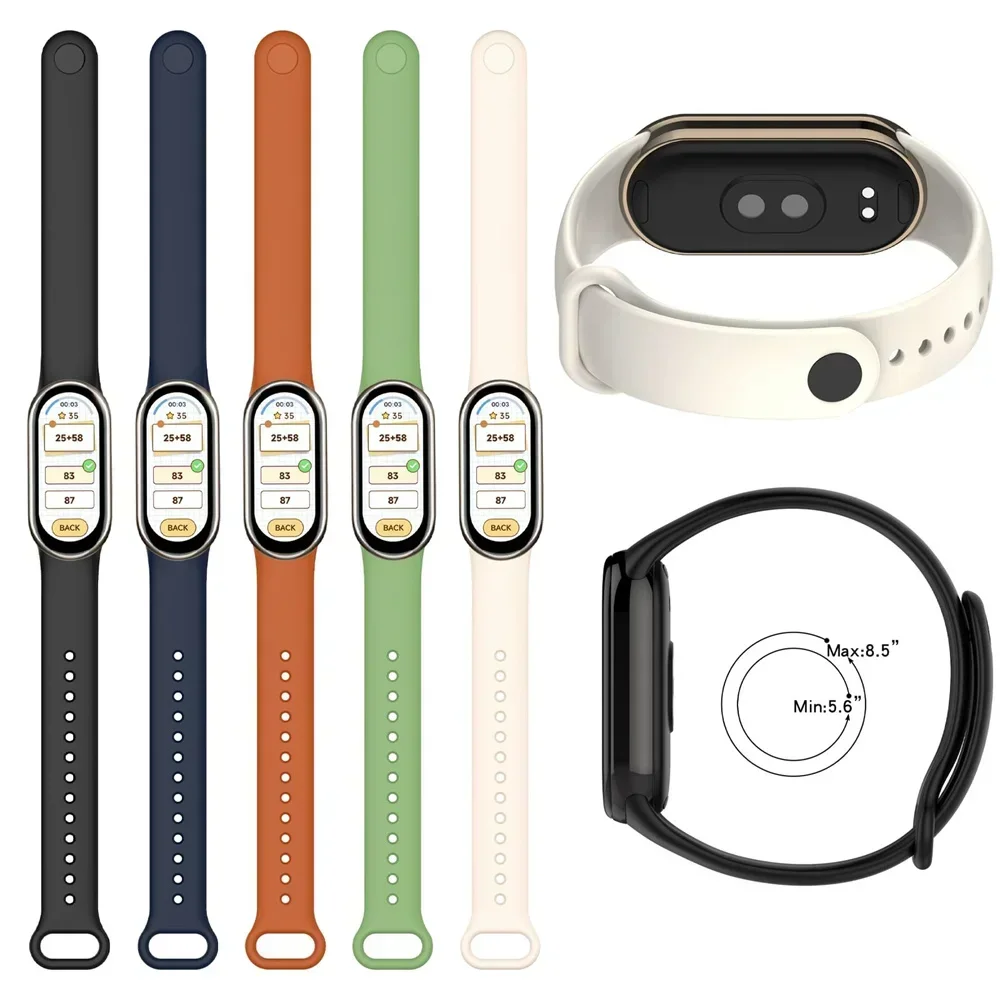 Silikon Kayış Xiaomi Mi band 8 - Smartwatch Watch Accessories For Women incelemesi ve fiyatı
